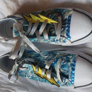 Hand painted harry potter ravenclaw sneakers